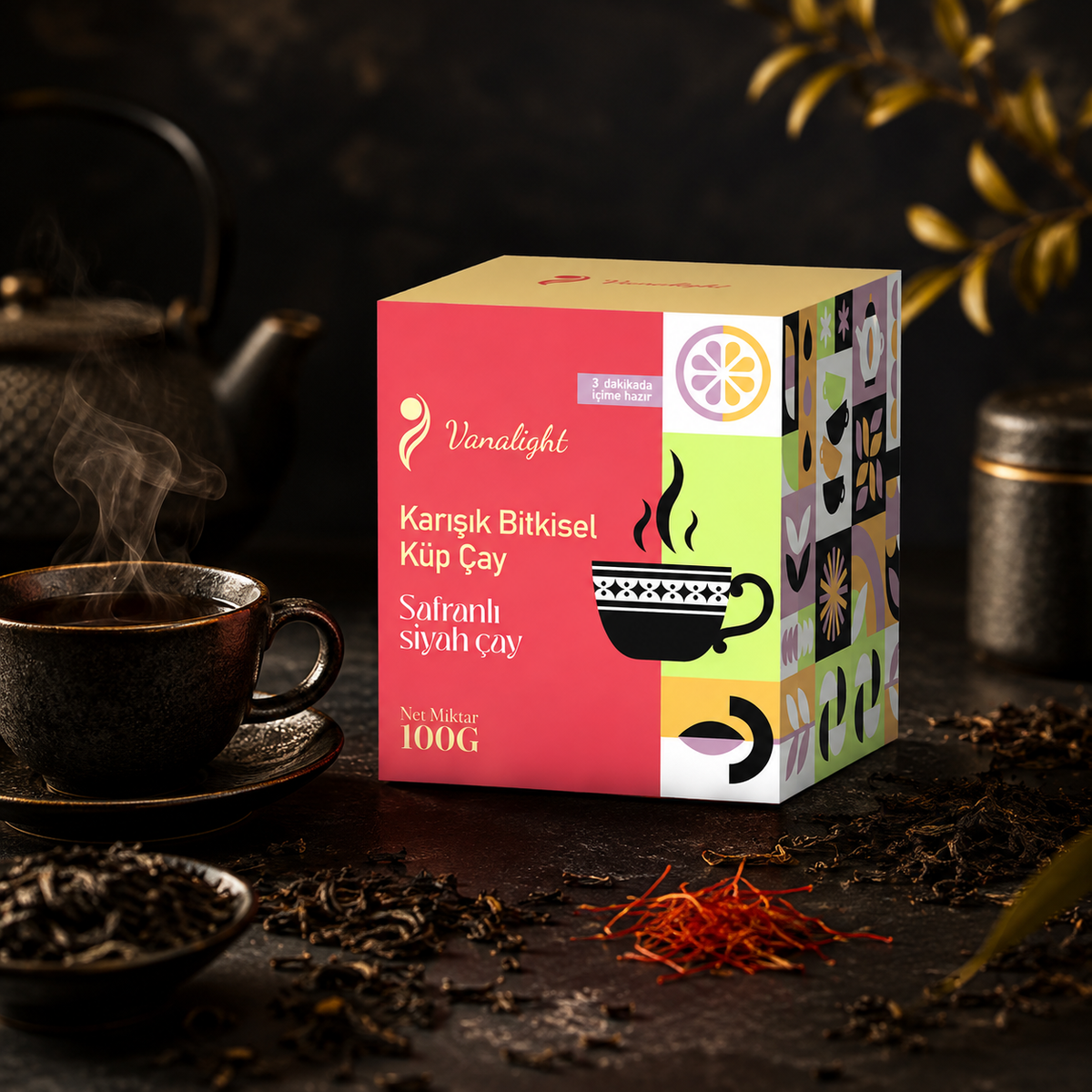 Saffron Black Tea